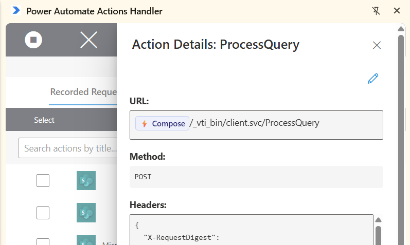 Variable in Edit Action